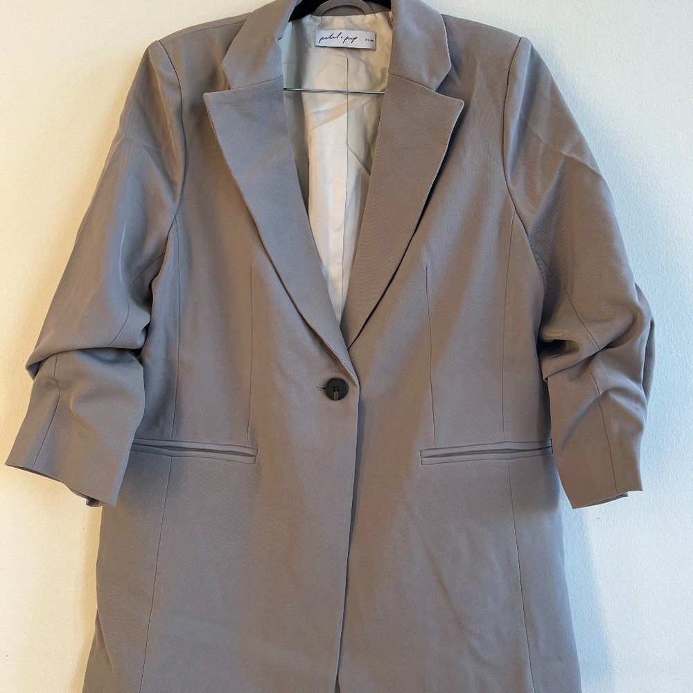 Petal & Pup | Blazer - Grey